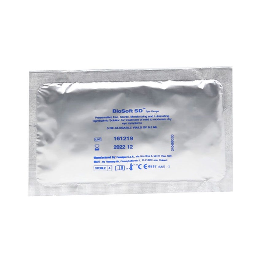 Biosoft SD Eye Drops 0.5ml, Pack of 30's