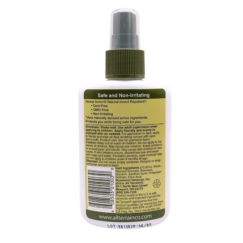 All Terrain Herbal Armor DEET Free Natural Insect Repellant Spray 120ml