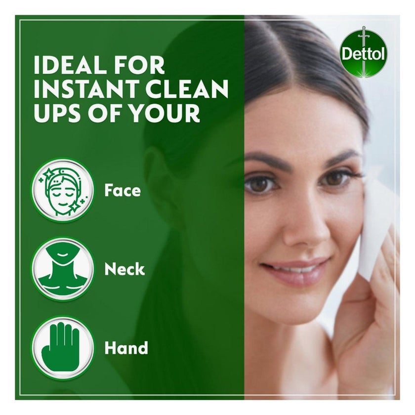 Dettol Fresh Anti-Bacterial Skin Wipes, Pack of 10's