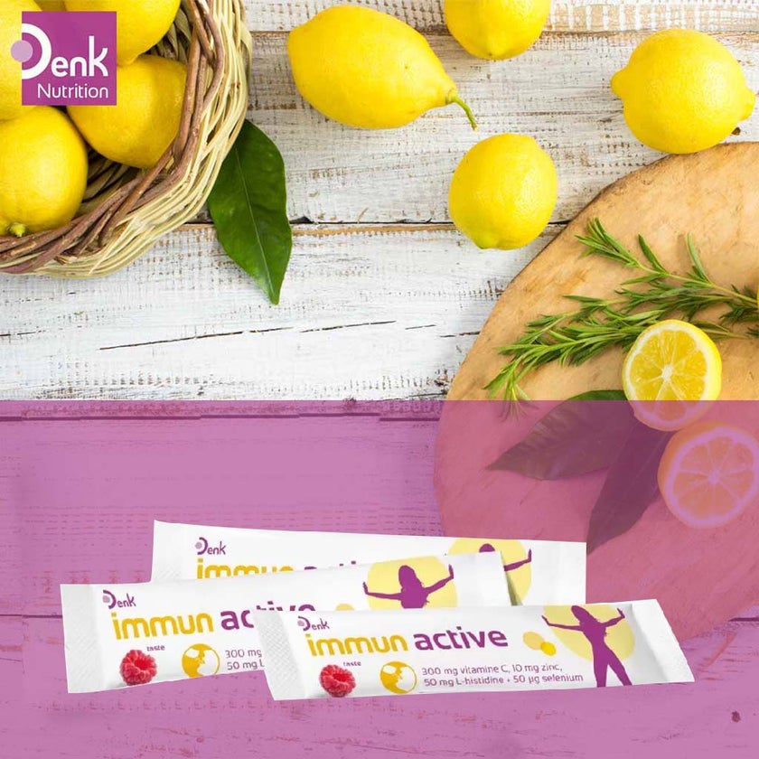 Denk Immun Active Oral Raspberry Sticks, Pack of 20's