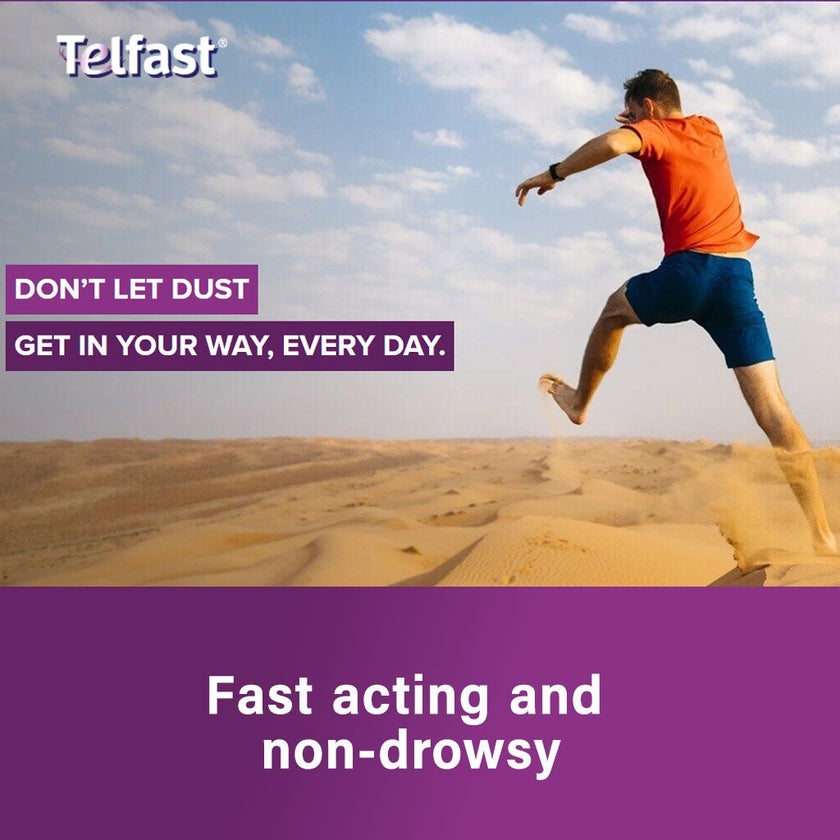 Telfast D 60mg/120mg Extended Release Tablets, Pack of 10's