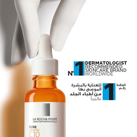 La Roche-Posay 10% Pure Vitamin C Anti-Aging Face & Neck Serum For Wrinkles 30ml