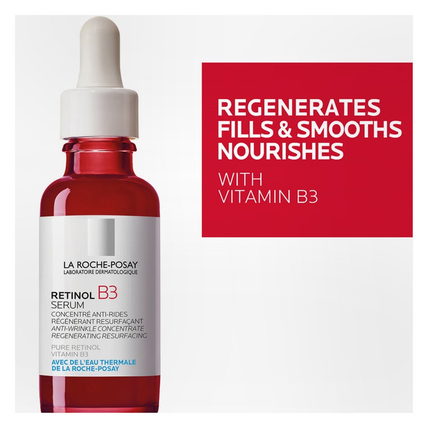 La Roche-Posay Retinol B3 Anti-Aging Serum, Wrinkles & Lines - 30ml