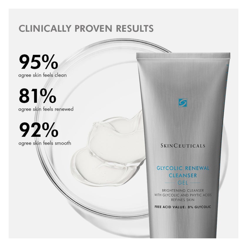 SkinCeuticals 8% Glycolic Acid Brightening Cleanser - 50ml
