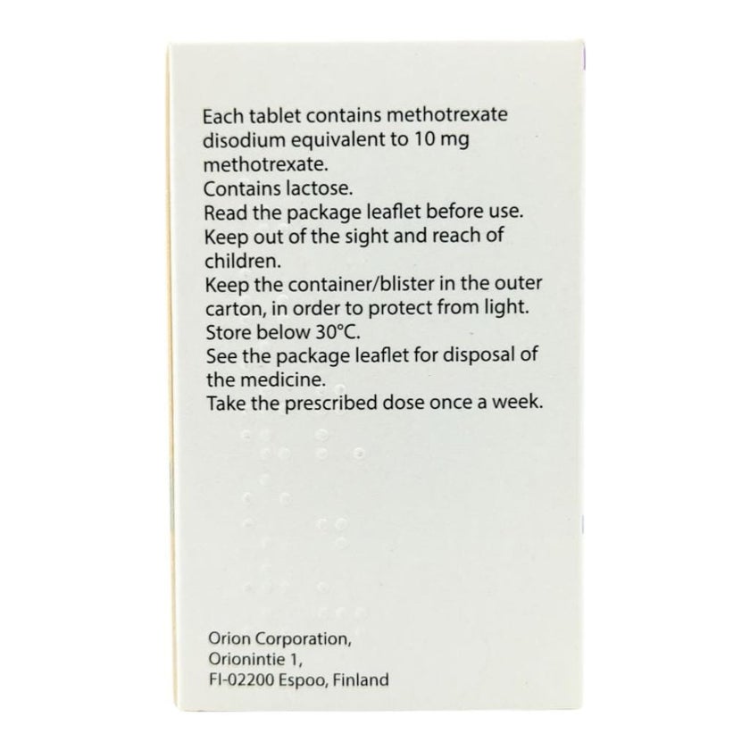 Oriotrexate 10mg Tablets, Pack of 15's