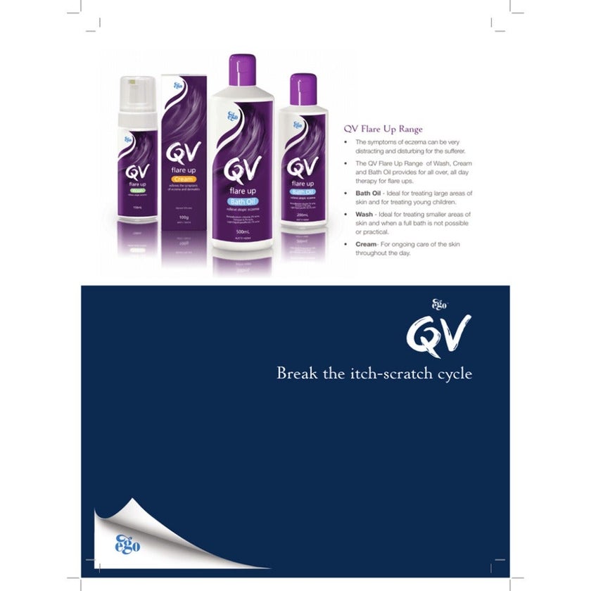 Ego QV Flare Up Cream For Eczema And Dermatitis Flare Up 100g