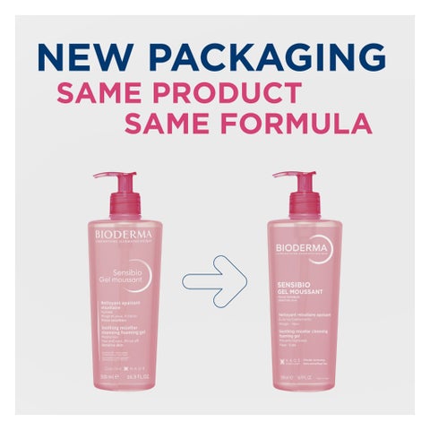 Bioderma Sensibio Soothing Micellar Cleansing Foaming Gel For Sensitive Skin 500ml