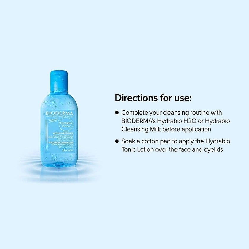 Bioderma Hydrabio Moisturizing Toning Lotion 250ml