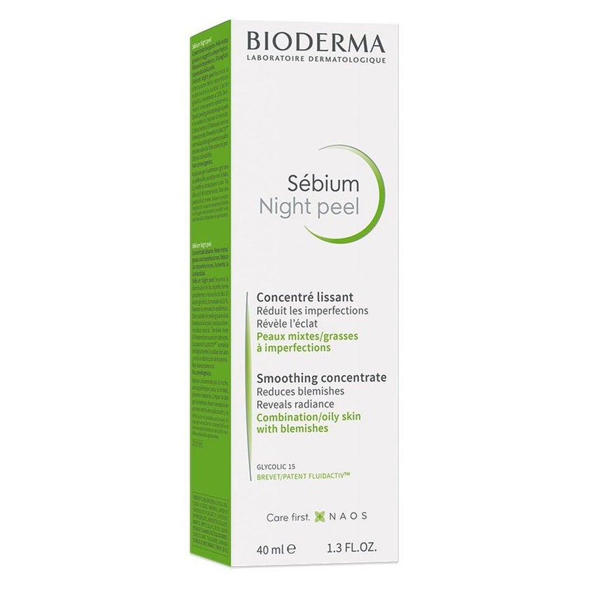 Bioderma Sebium Night Peel Smoothing Concentrate 40ml