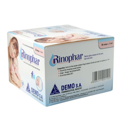 Rhinophar Sterile Saline Solution 5ml, Pack of 30's