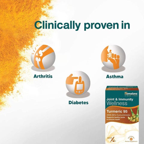 Himalaya Turmeric 95 Capsules, Pack of 60's