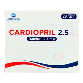Cardiopril 2.5mg Capsules, Pack of 28's