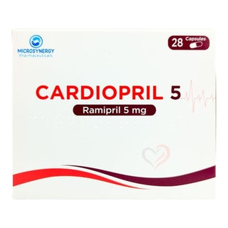 Cardiopril 5mg Capsules, Pack of 28's