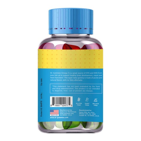 Dr. Gummies Kids Omega 3 With DHA + EPA Gummies 60's