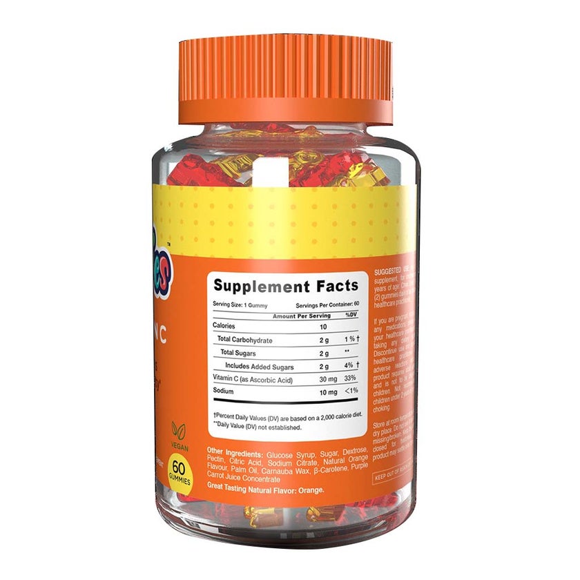 Dr. Gummies Vitamin C Immunity Booster Gummies For Kids, Pack of 60's