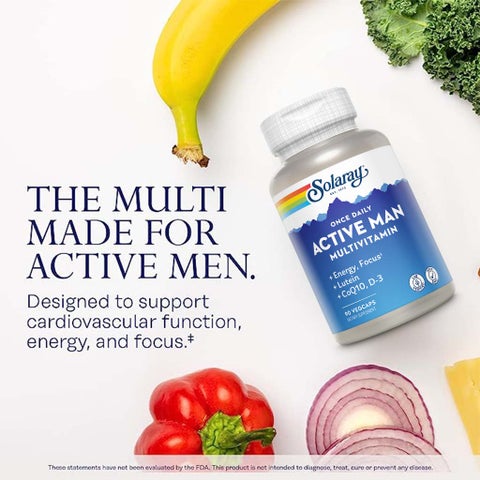 Solaray Once Daily Active Man Multivitamin - 90 Capsules