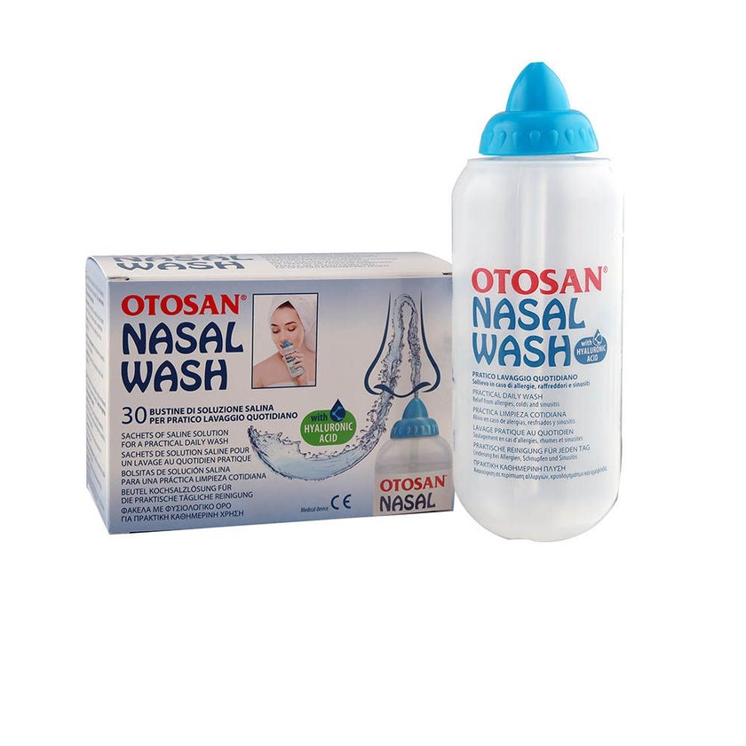 Otosan Nasal Wash Kit 30ml 1's + Sachets, Pack of 30's