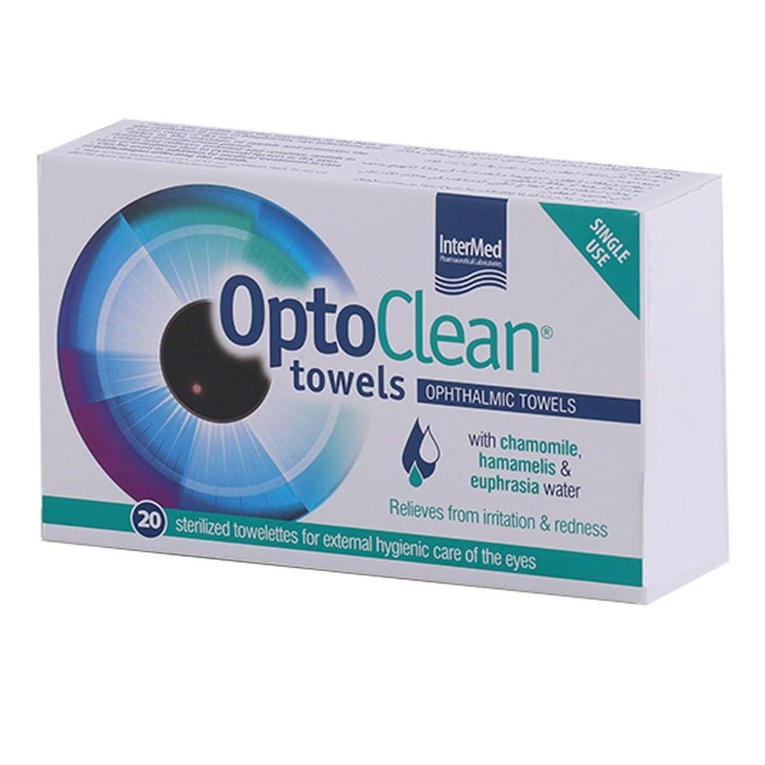Optoclean Ocular Towel Sachets, Pack of 20's