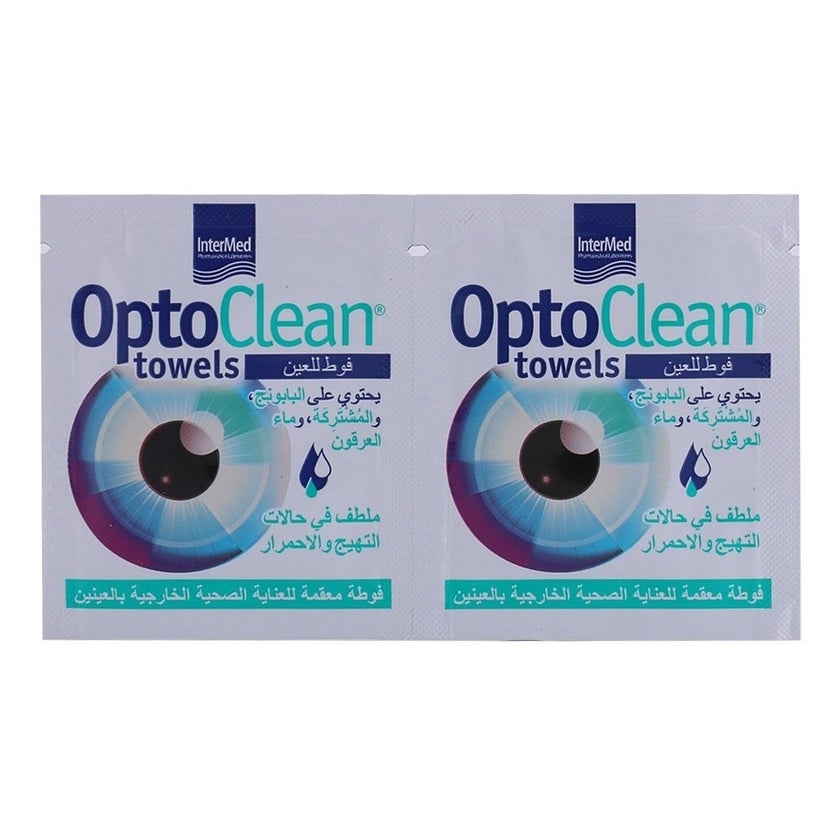 Octa Clean Eye Drop Optoclean Ocular Towel Sachets, Pack of 20's - myAster