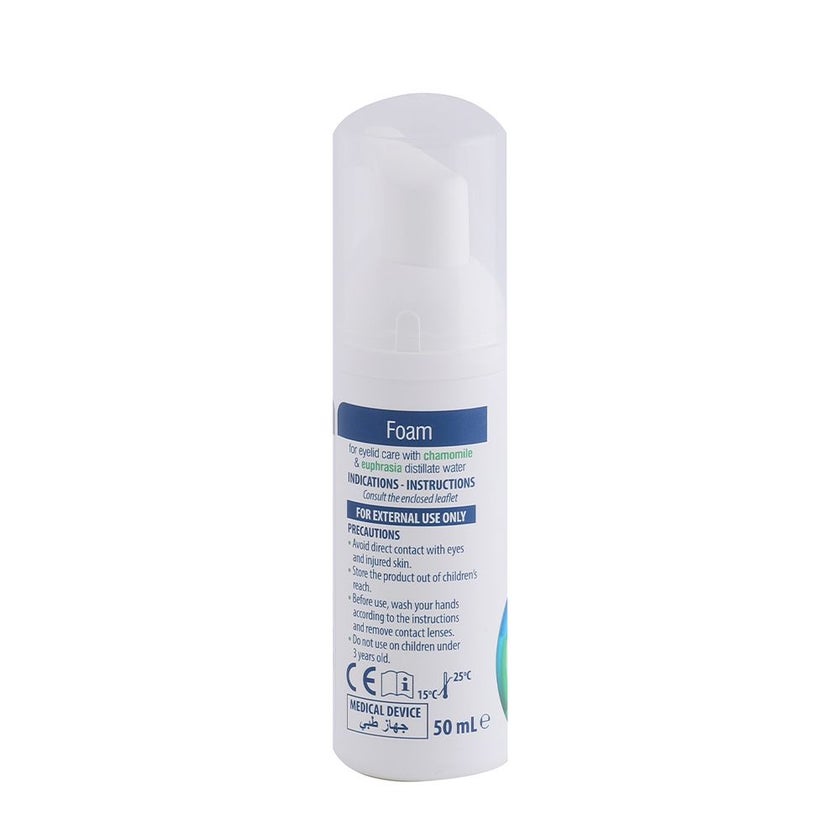 OptoClean Eyelid Foam Cleanser 50ml