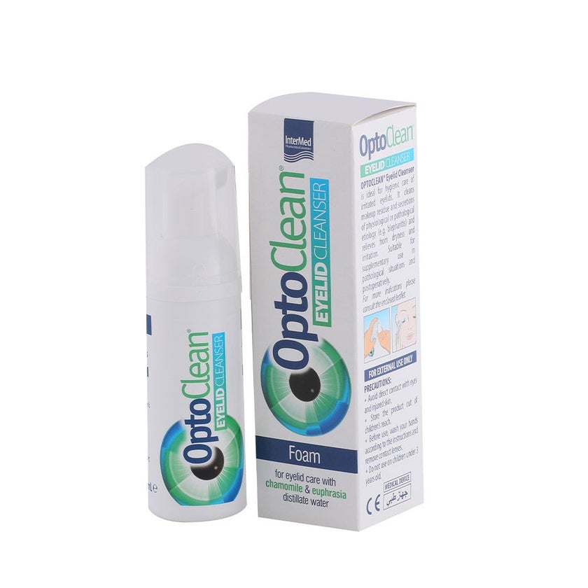 OptoClean Eyelid Foam Cleanser 50ml