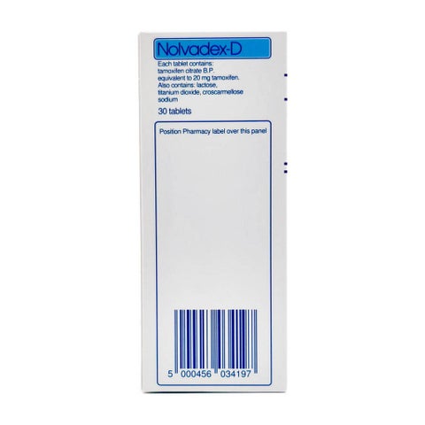Nolvadex-D 20mg Tablets, Pack of 30's