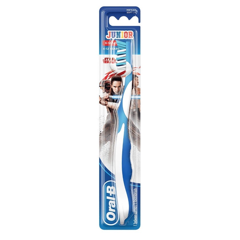 Oral-B Junior Manual Toothbrush Star Wars, For 6 - 12 Years Children, Assorted Pack of