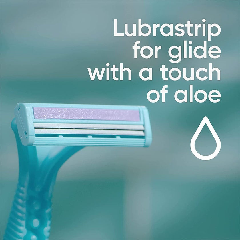 Gillette Simply Venus 2 Blade Women's Disposable Razor For Smooth & Close Shave, Pack of 4's