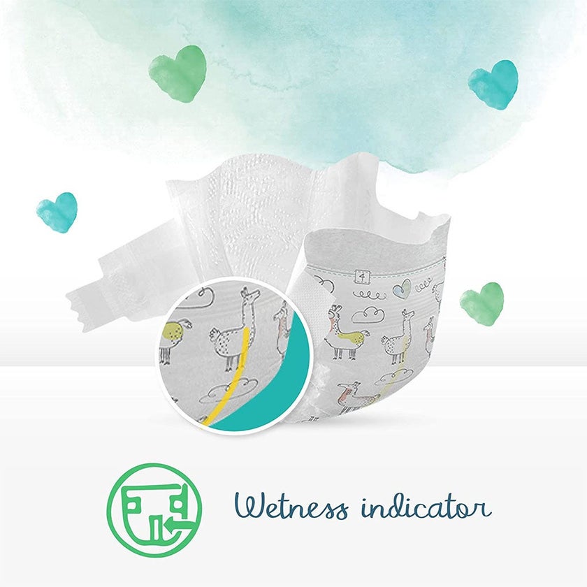 Pampers Pure Protection Premium Cotton Baby Diapers, Size 4, 9-14Kg, Pack of 28's