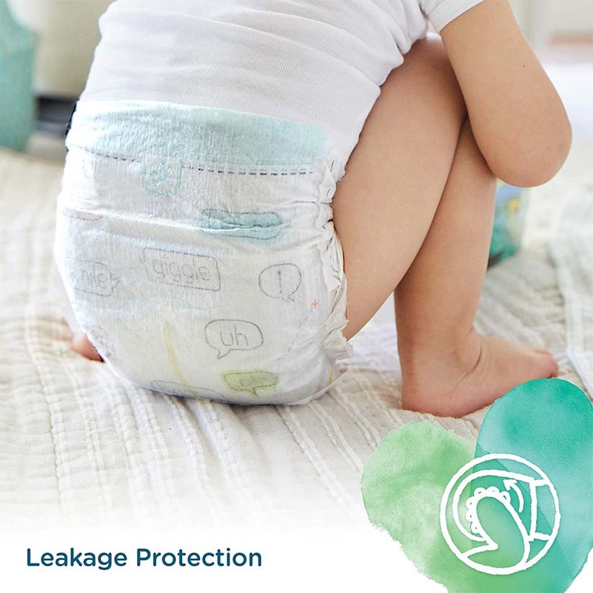 Pampers Pure Protection Premium Cotton Baby Diapers, Size 4, 9-14Kg, Pack of 28's