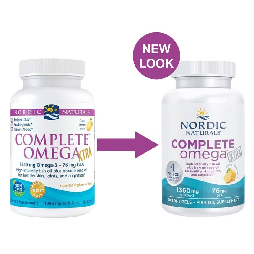 Nordic Naturals Complete Omega Xtra Softgels, Pack of 60's