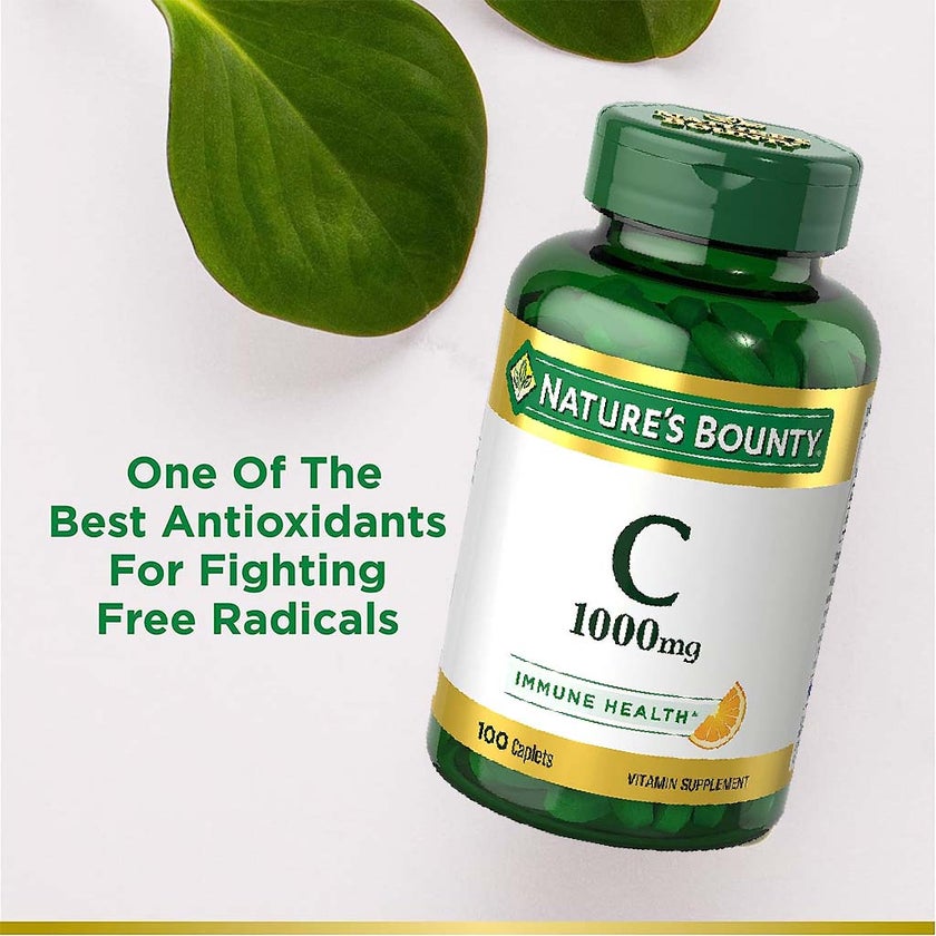 Nature's Bounty C 1000mg Caplets, Pack of 100's