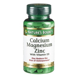 Nature's Bounty Calcium Mg Zinc & Vit D3 Caplets, Pack of 100's