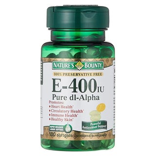 Nature's Bounty E-400IU Pure dl-Alpha Softgels, Pack of 100's