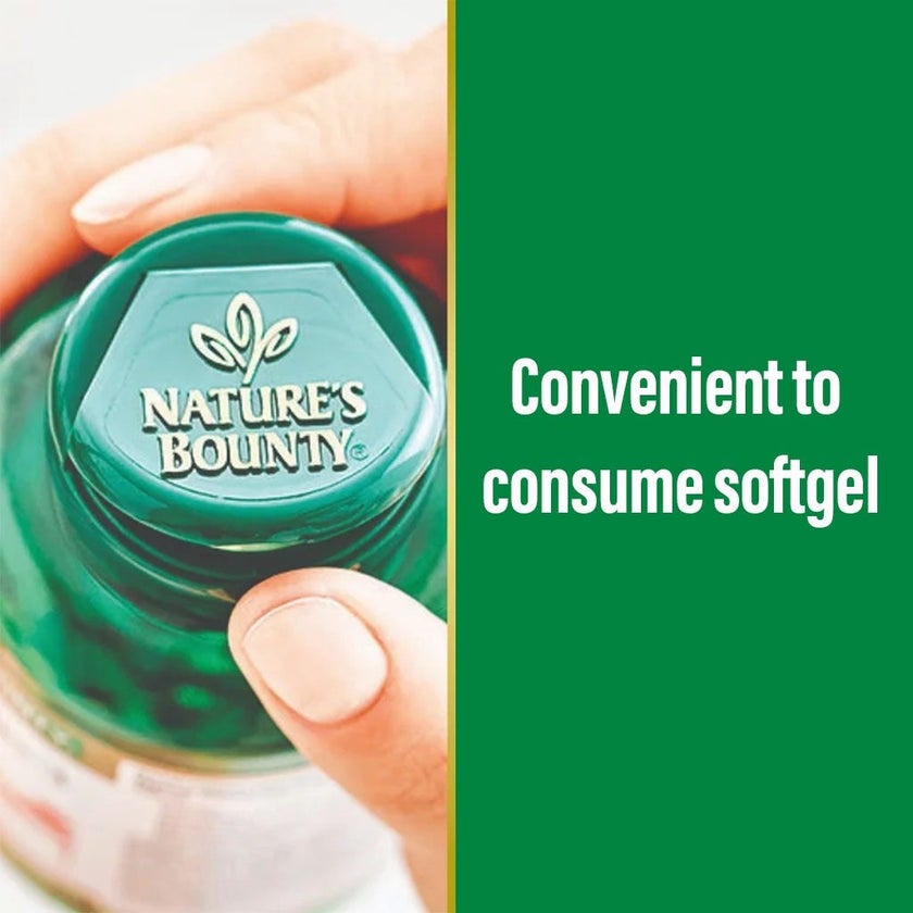 Nature's Bounty E-400IU Pure dl-Alpha Softgels, Pack of 100's