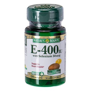 Nature's Bounty E-400IU with Selenium 50mcg Softgels, Pack of 30's