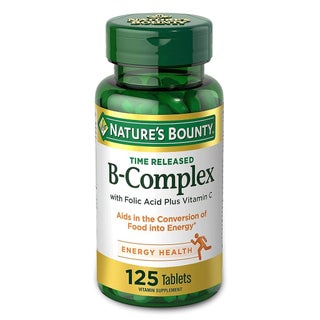 Nature's Bounty B-Complex with Folic Acid Plus Vitamin C Tablets, Pack of 125's
