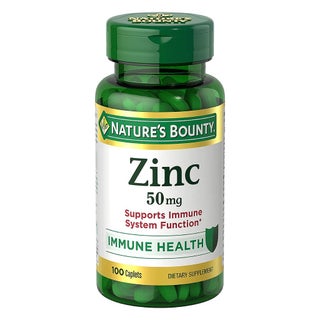 Nature's Bounty Zinc 50mg Caplets, Pack of 100's