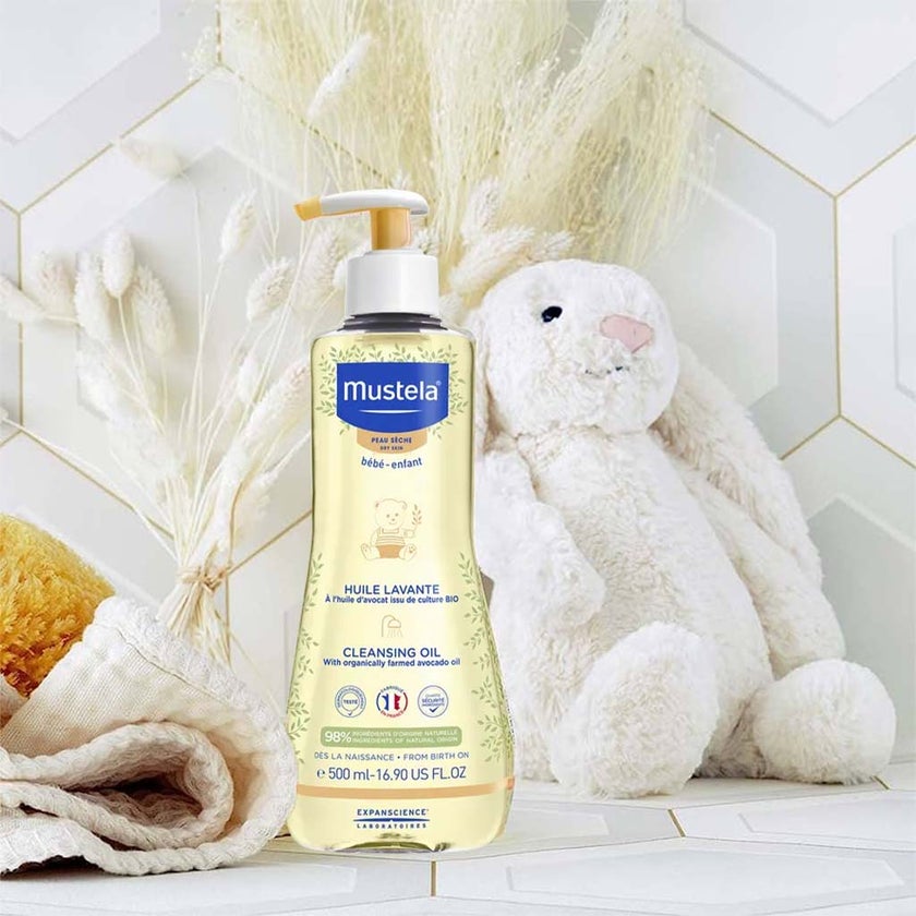 Mustela Baby Cleansing Oil For Dry Skin 500ml