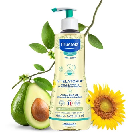Mustela Baby Stelatopia Cleansing Oil - 500ml