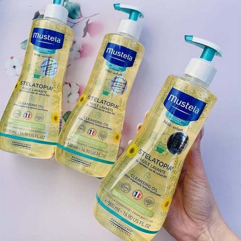 Mustela Baby Stelatopia Cleansing Oil - 500ml