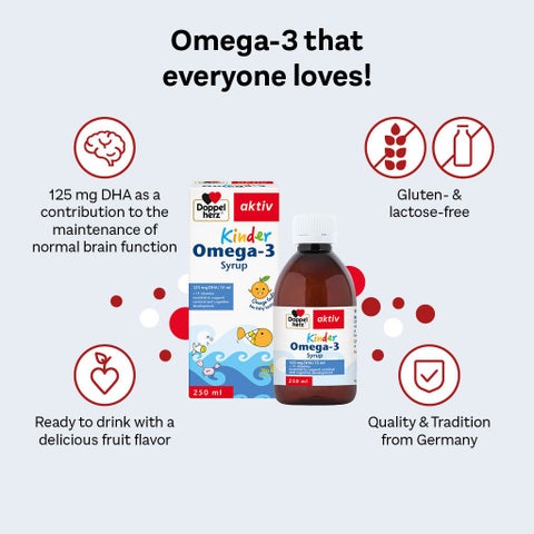 Doppelherz aktiv Kinder Omega-3 Kids Syrup - 250ml