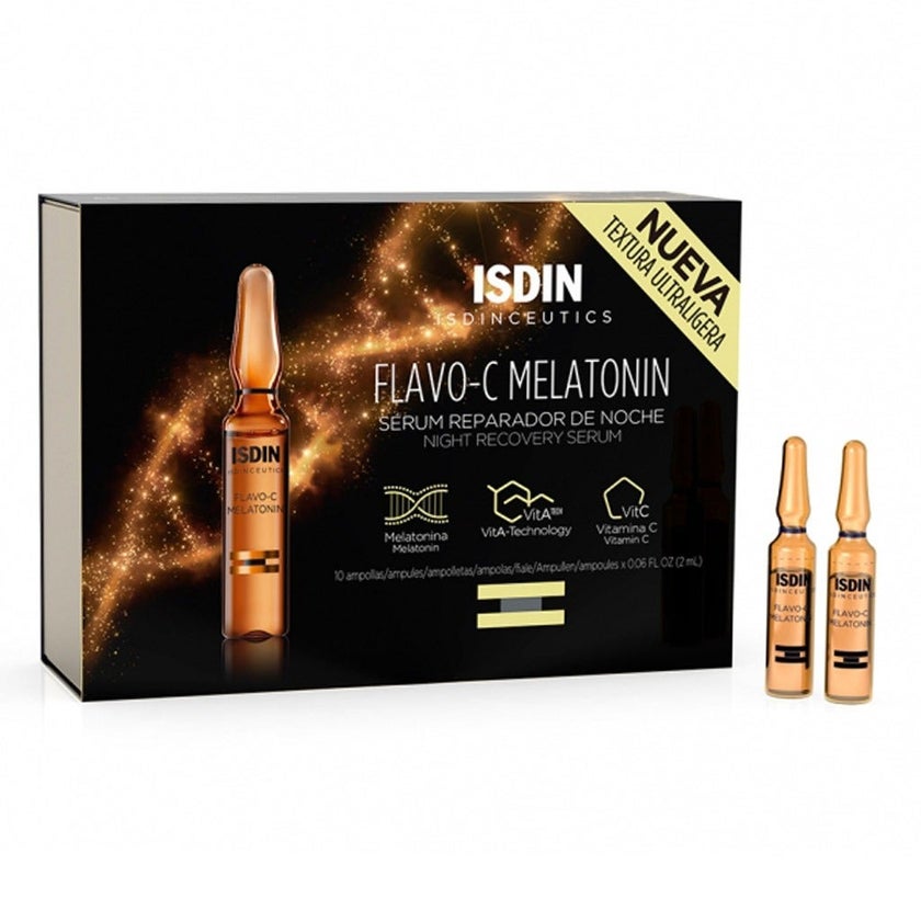 Isdin Isdinceutics Flavo-C Melatonin Ampoules 2ml, Pack of 10's