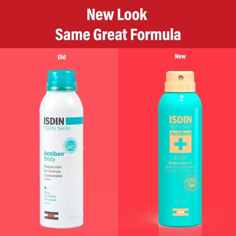 Isdin Teen Skin Acniben Body Blemishes Reduction Spray 150ml