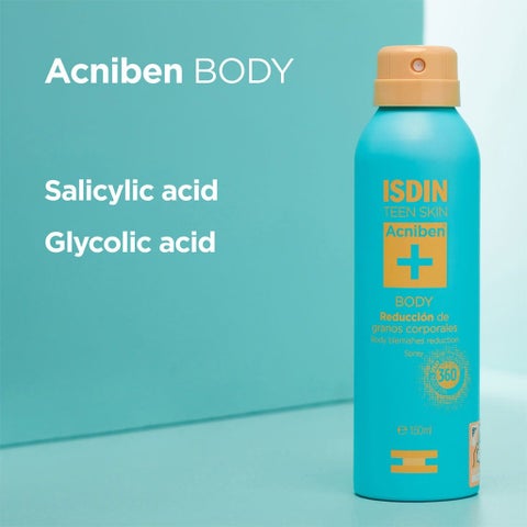 Isdin Teen Skin Acniben Body Blemishes Reduction Spray 150ml