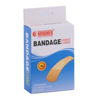 Novamed Bandage Fabric Classic Plaster, Pack of 50's - HY1130