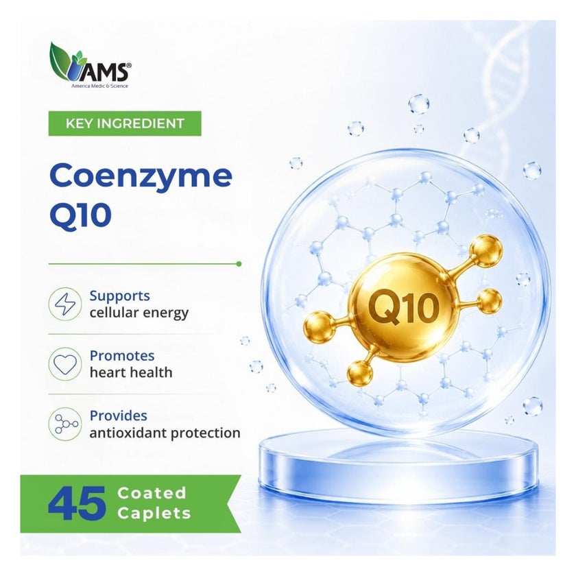 AMS One Daily Multi-NRG Men Caplets, Energy Multivitamins - 45 Caplets