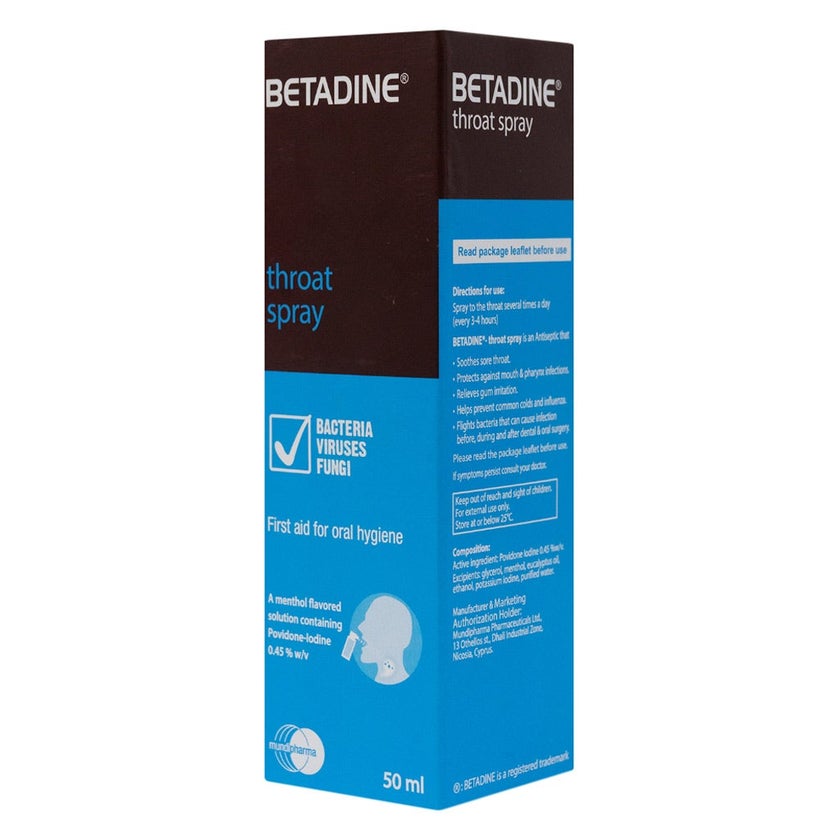 Betadine Throat Spray 50ml
