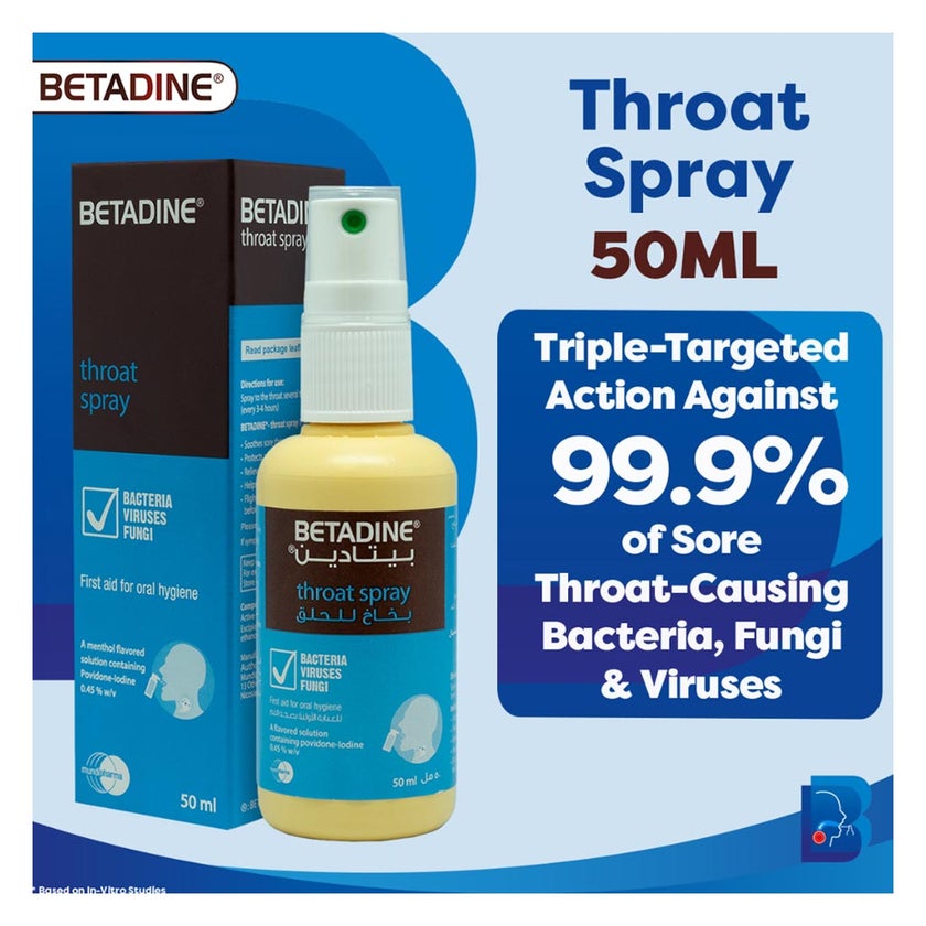 Betadine Throat Spray 50ml