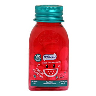 Dosfarm Sugar Free Candy With Vitamin C Watermelon 22g
